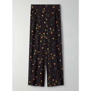 Wilfred Black with Yellow/Gold Flowers Faun Pants Sz XS